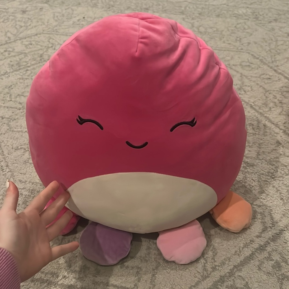 14-16 inch pink “Octavia” octopus squishmallow